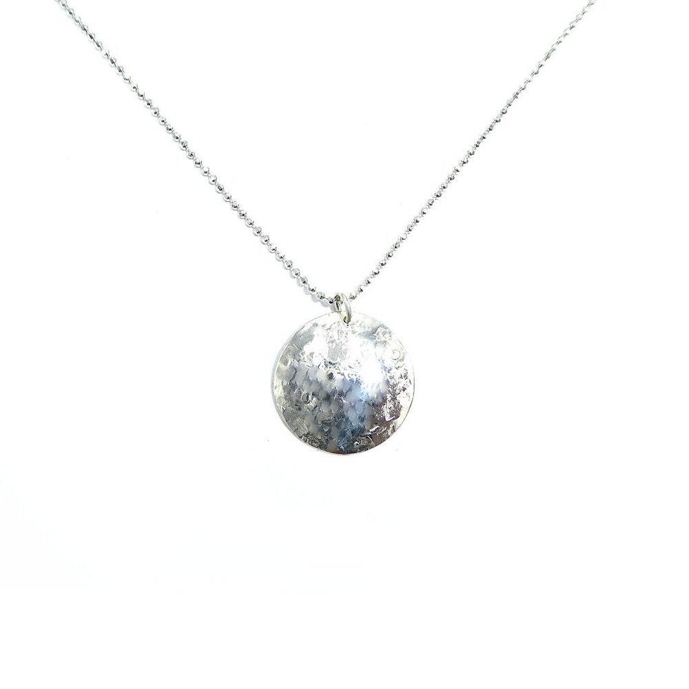 Silver Moon Necklace (Made in Ohio)